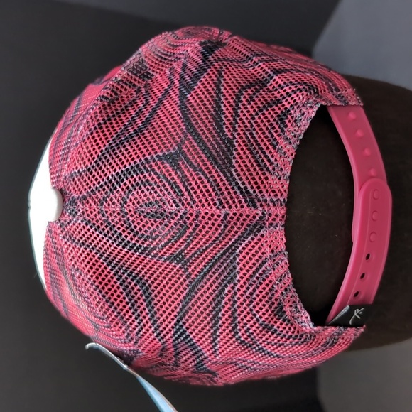 Grace Folly, DePaul & Fitzgerald Design Women's Pink/White Trucker Hat,NWT. - Picture 4 of 9